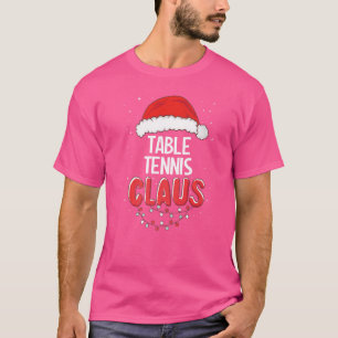 Camiseta Mesa de ping ponnis Navidades de Santa Claus Costu