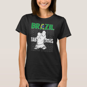 Camiseta Mesa de tenis de Brasil  Apoya al ping pong brasil