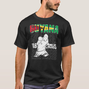 Camiseta Mesa de Tenis de Guyana Apoya el Ping Pong Guy