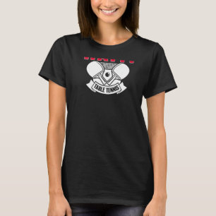 Camiseta Mesa de tenis de Haití   Apoya el té de Ping Pong 
