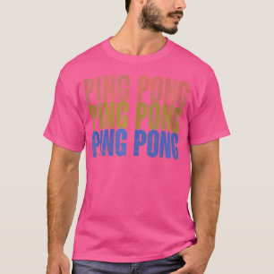 Camiseta Mesa de tenis de ping pong divertida
