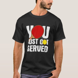 Camiseta Mesa de tenis divertida para hombres y mujeres jug