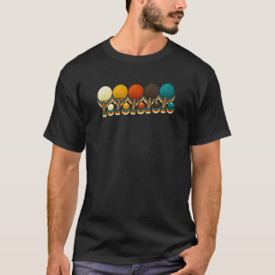 Camiseta Mesa de tenis Heartbeat Pingpong Jugador de Corazó