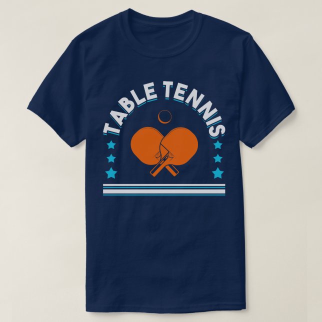 Camiseta Mesa de tenis Ping Pong Player Club Set 7 (Diseño del anverso)