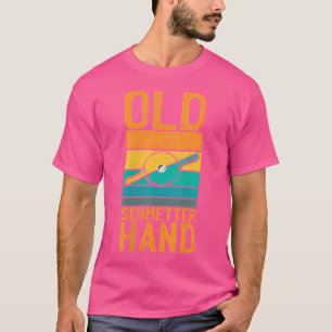 Camiseta Mesa femenina de tenis Viejo Schmetter Mano Funny 