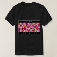 Mesa Hiragana japonesa