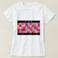 Mesa katakana japonesa