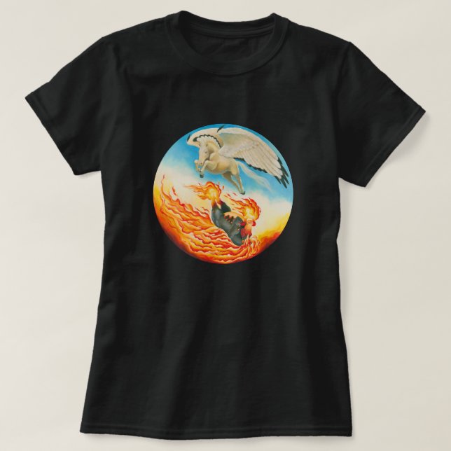Camiseta Mesa Pegasus y Nightmare Yin Yang (Diseño del anverso)
