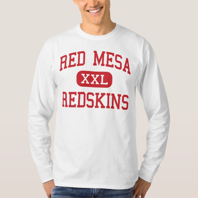 Camiseta Mesa rojo - Pieles rojas - altas - posición (Anverso)