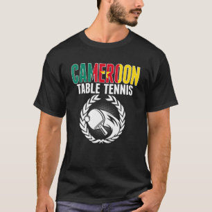 Camiseta Mesa Tenis de Camerún Soporte de Ping Pong camer