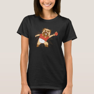 Camiseta Mesa Tenis Perro Pong Diseño Pingpong Outfit Dog P
