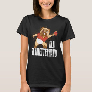Camiseta Mesa Tennis Old Schmetterhand Pingpong Outfit Dog
