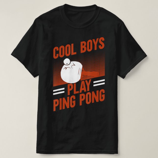 Camiseta Mesa Tennis Sport Los chicos de Guay juegan al pin (Diseño del anverso)