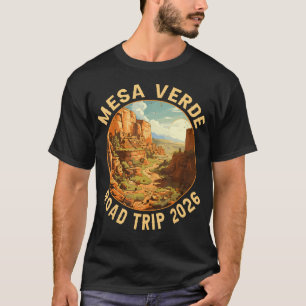 Camiseta Mesa Verde Parque Nacional Viaje en Coche 2026 Mon