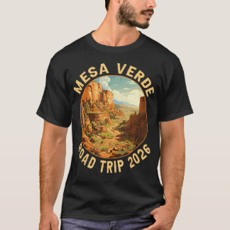 Camiseta Mesa Verde Parque Nacional Viaje en Coche 2026 Mon