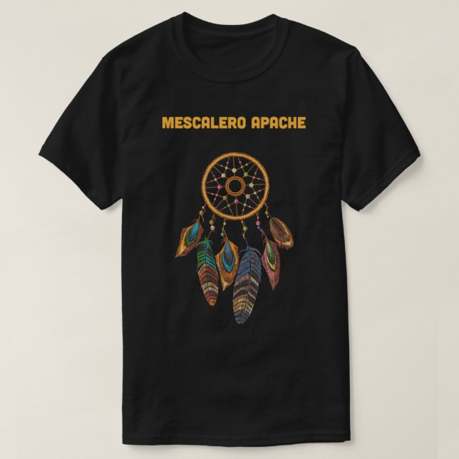 Camiseta MESCALERO APACHE Tribu nativa india norteamericana (Diseño del anverso)