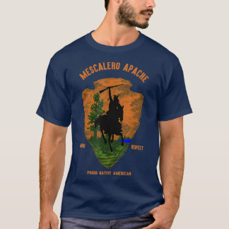 Camiseta MESCALERO APACHE Tribuna nativo indio americano