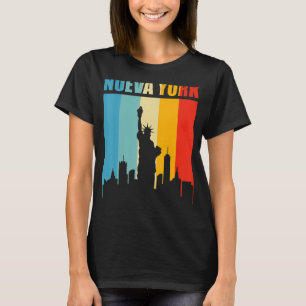 Camiseta Meses Nueva York Estilo Retro Nueva York Vinta