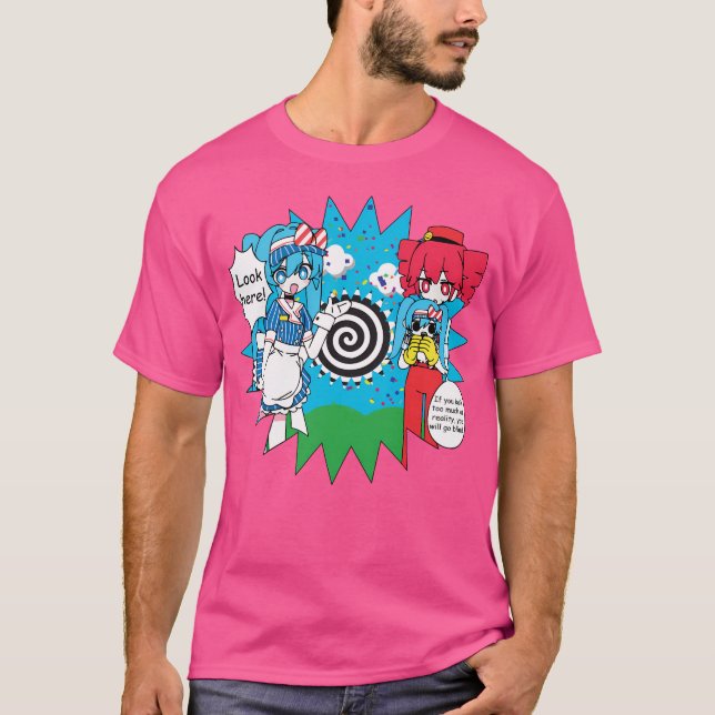 Camiseta Mesmerizer Hatsune Miku Y Kasane Teto (Anverso)