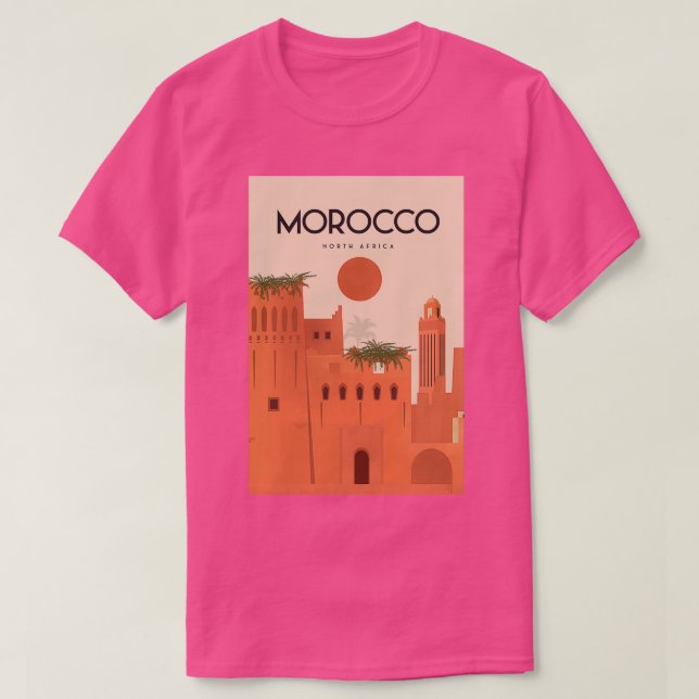 Camiseta Mesquite, viaje vintage a Marruecos (Diseño del anverso)