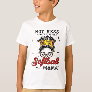 Camiseta Mess Siempre Destacó Softball Mama