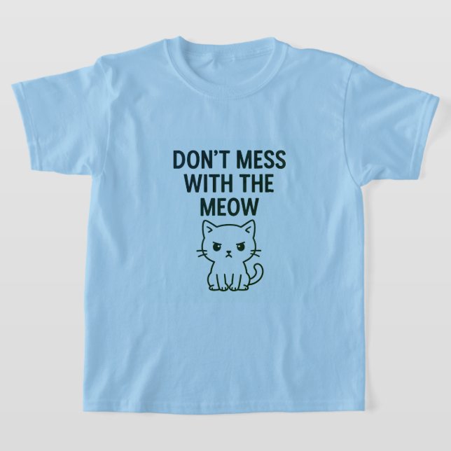 Camiseta Mess With the Meow – Sweet but Psycho Cat (Distribución)