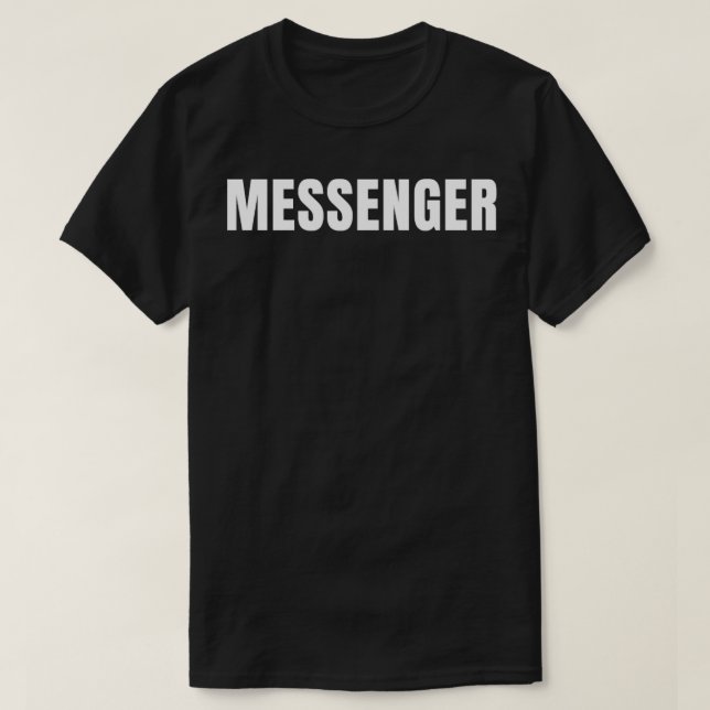 Camiseta Messenger Funny Job Title Profession Birthday Gift (Diseño del anverso)