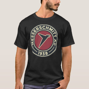 Camiseta Messerschmitt - 1938 - Logotipo retro redondo Pers