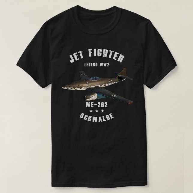 Camiseta Messerschmitt Me 262 Schwalbe (Diseño del anverso)
