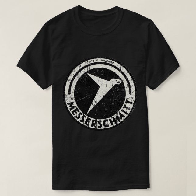 Camiseta Messerschmitt WW2 Empresa alemana de aeronaves de  (Diseño del anverso)
