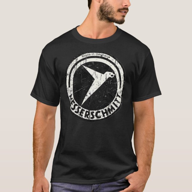 Camiseta Messerschmitt WW2 German Vintage Aircraft Company  (Anverso)