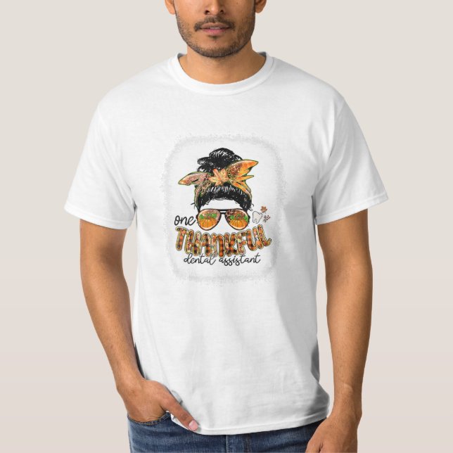 Camiseta Messy, asistente dental de agradecimiento (Anverso)