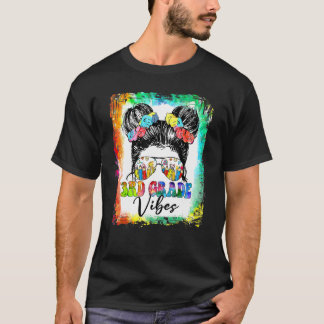 Camiseta Messy Bun Bleached Chicas 3º Grado Primer Día De S