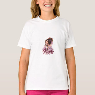 Camiseta Messy Bun Coffee Mamá — Estética de Vida de Mamá A