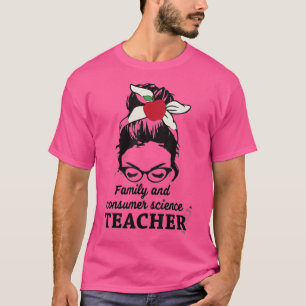 Camiseta Messy Bun FCS Profesora, Familia Y Consumidores