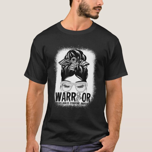 Camiseta Messy Bun Leopard Cebra Ehlers Danlos Warri (Anverso)