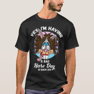 Camiseta Messy Hair Donu2019t Cuidar el Día del Pelo Malo