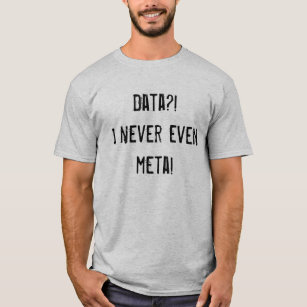 Camiseta Meta datos