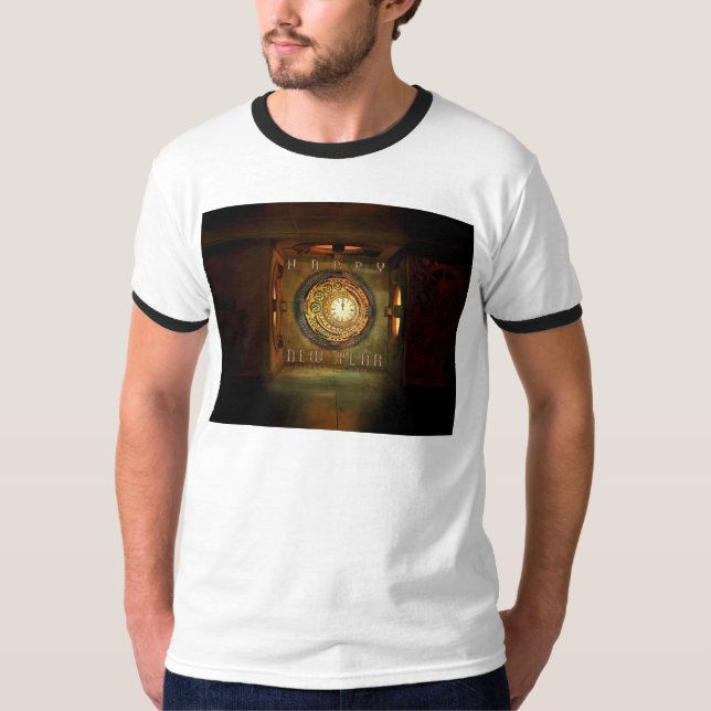 Camiseta Meta de año nuevo con tema steampunk de SlipperyJo (Anverso)