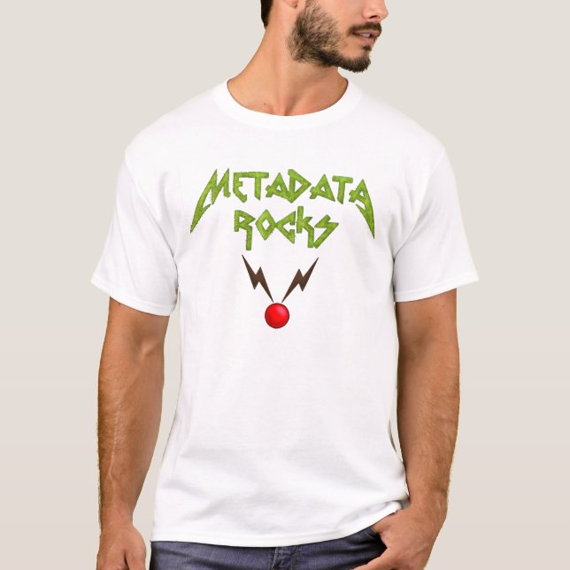 Camiseta Metadata Rocks Merry Christmas Edition (Rudolph) (Anverso)