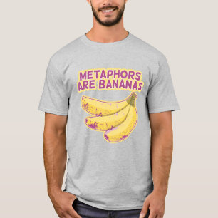Camiseta Metáfora Tipografía divertida