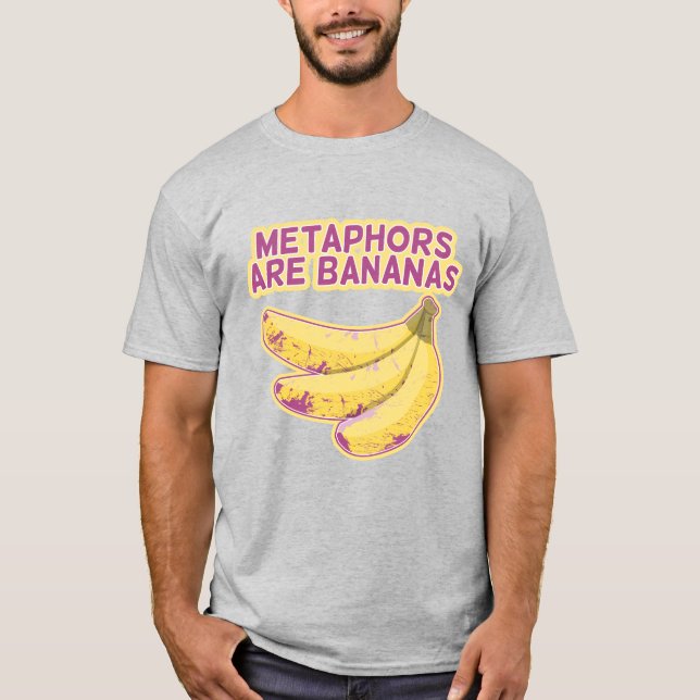 Camiseta Metáfora Tipografía divertida (Anverso)