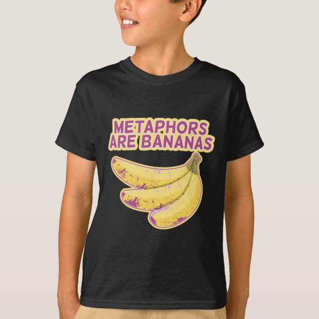 Camiseta Metáfora Tipografía divertida (Anverso)