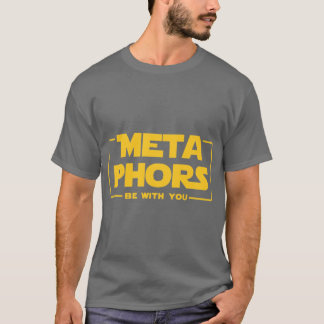 Camiseta Metáforas estén contigo regalo divertido de profes