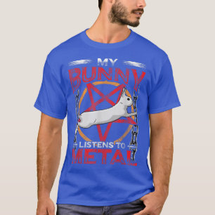 Camiseta Metal Bunny Music Rabbit Lover Musician