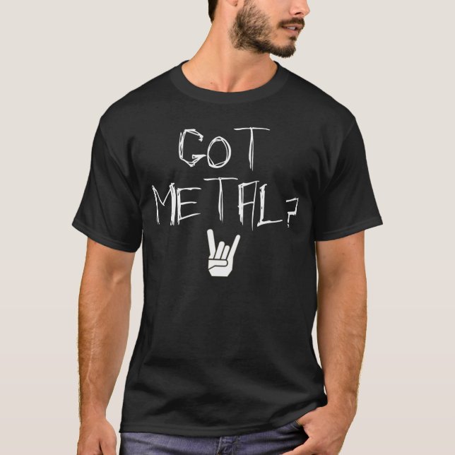 Camiseta ¿Metal conseguido? (Anverso)