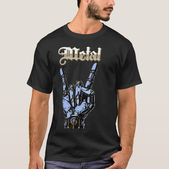 Camiseta Metal Cyborg (Anverso)