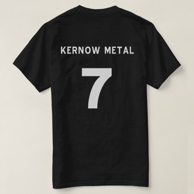 CAMISETA METAL DE KERNOW (Reverso del diseño)