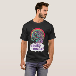Camiseta Metal de la muerte del unicornio del zombi