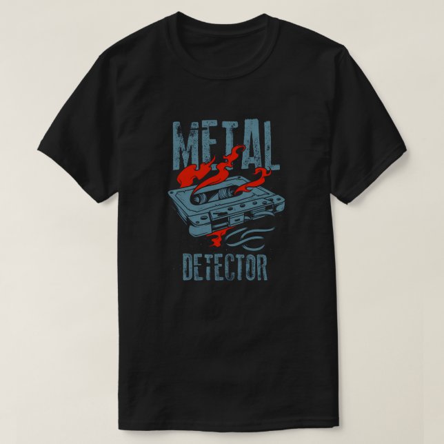 Camiseta Metal Detector Cassette (Diseño del anverso)